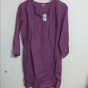 J. Jill Linen Amethyst Dress